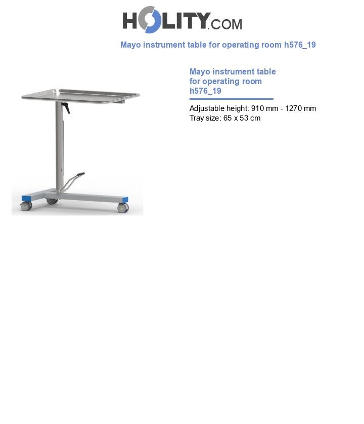Mayo instrument table for operating room h576_19