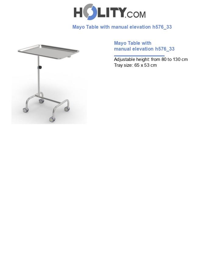 Mayo Table with manual elevation h576_33
