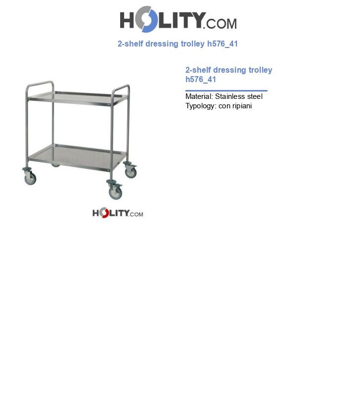 2-shelf dressing trolley h576_41