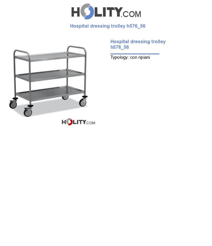 Hospital dressing trolley h576_56