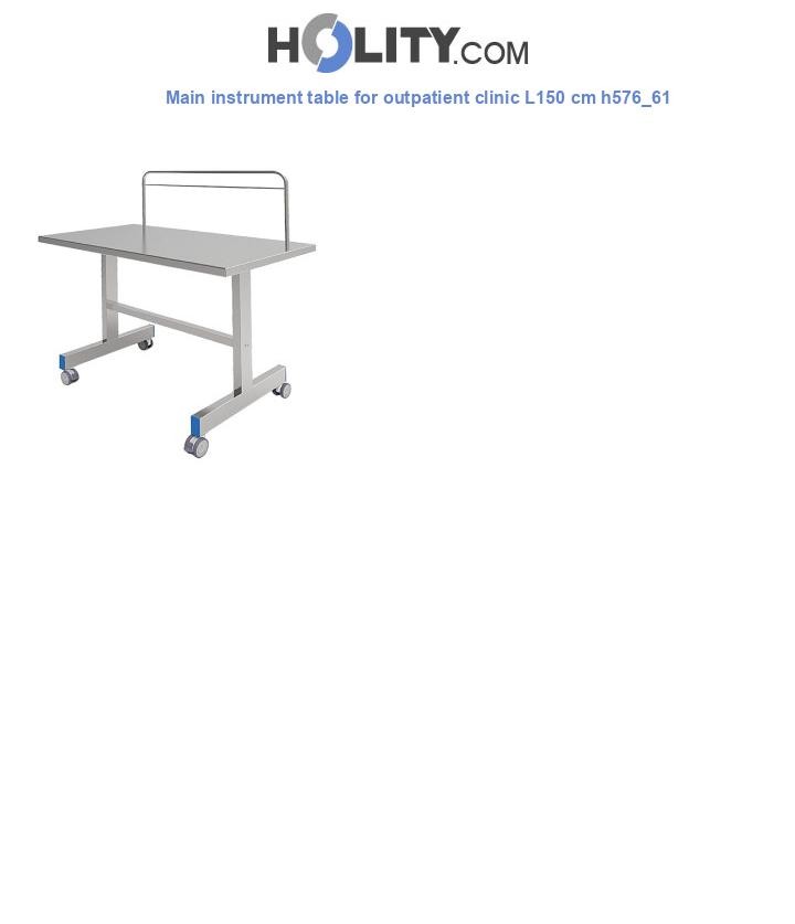 Main instrument table for outpatient clinic L150 cm h576_61