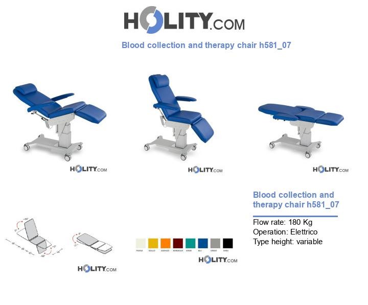 Blood collection and therapy chair h581_07