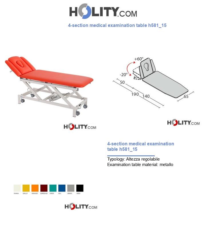 4-section medical examination table h581_15