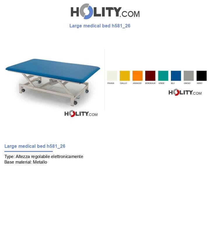 Large medical bed h581_26