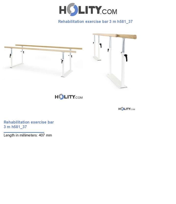Rehabilitation exercise bar 3 m h581_37