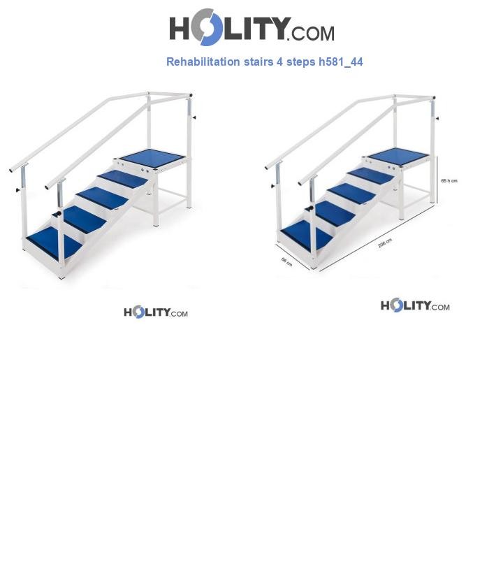 Rehabilitation stairs 4 steps h581_44