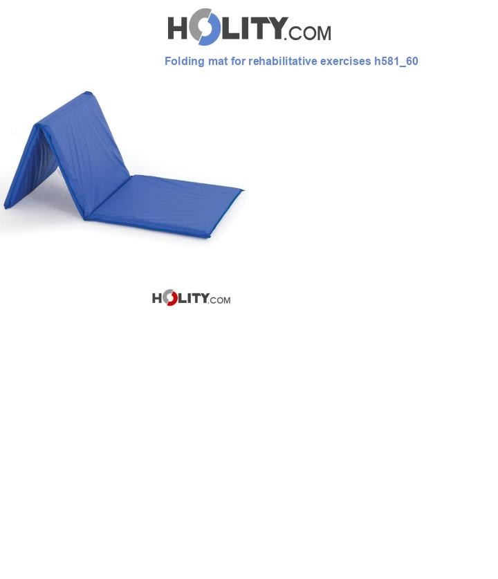 Folding mat for rehabilitative exercises h581_60