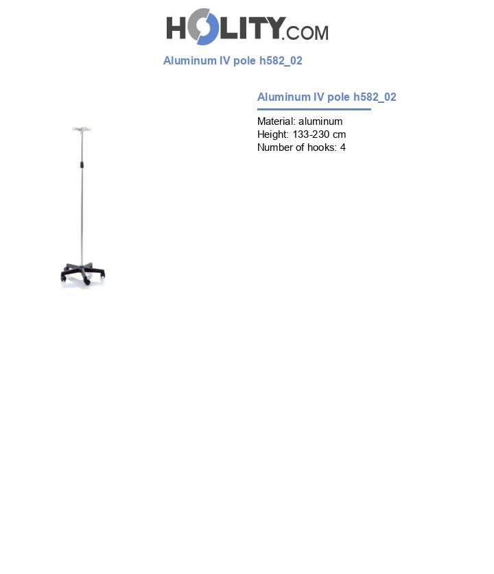 Aluminum IV pole h582_02