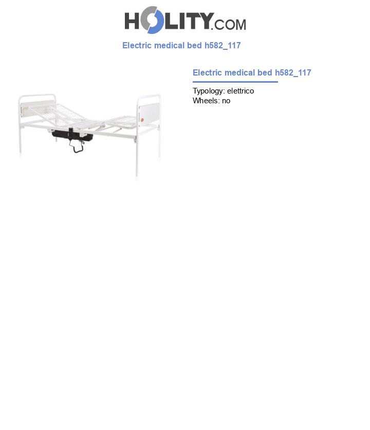 Electric medical bed h582_117
