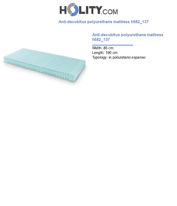 Anti-decubitus polyurethane mattress h582_137