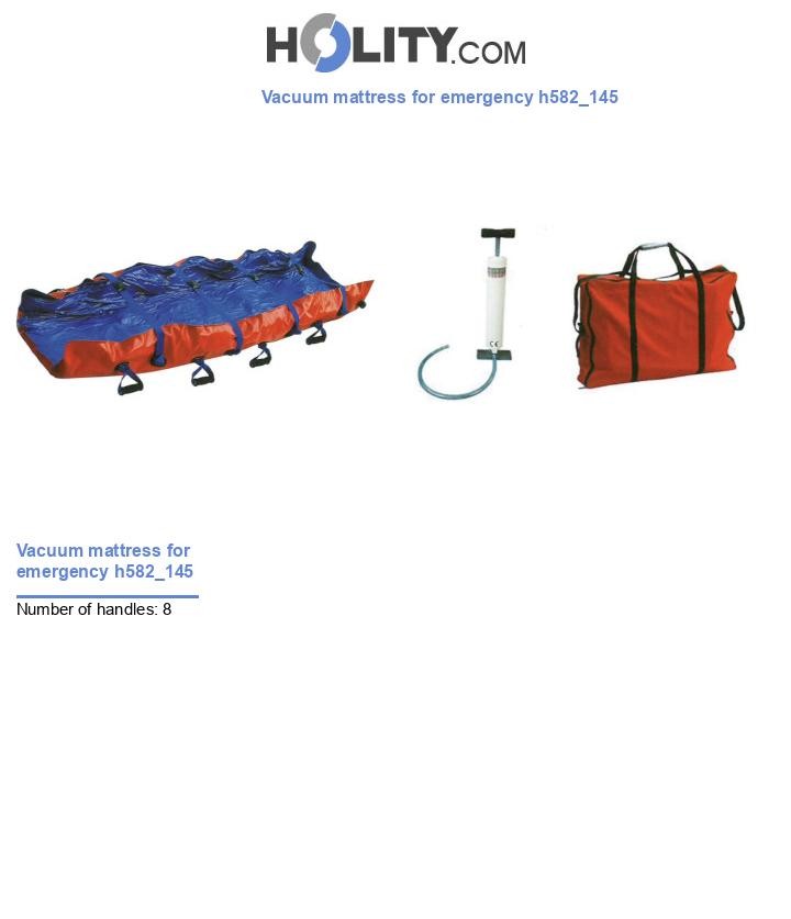 Vacuum mattress for emergency h582_145