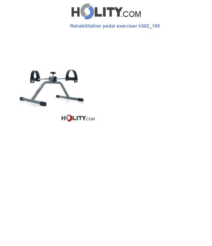 Rehabilitation pedal exerciser h582_189