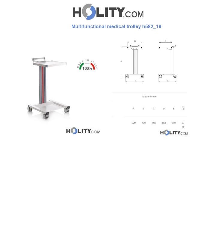 Multifunctional medical trolley h582_19