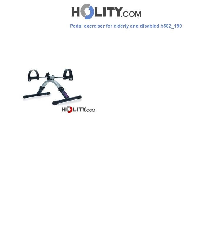 Pedal exerciser for elderly and disabled h582_190