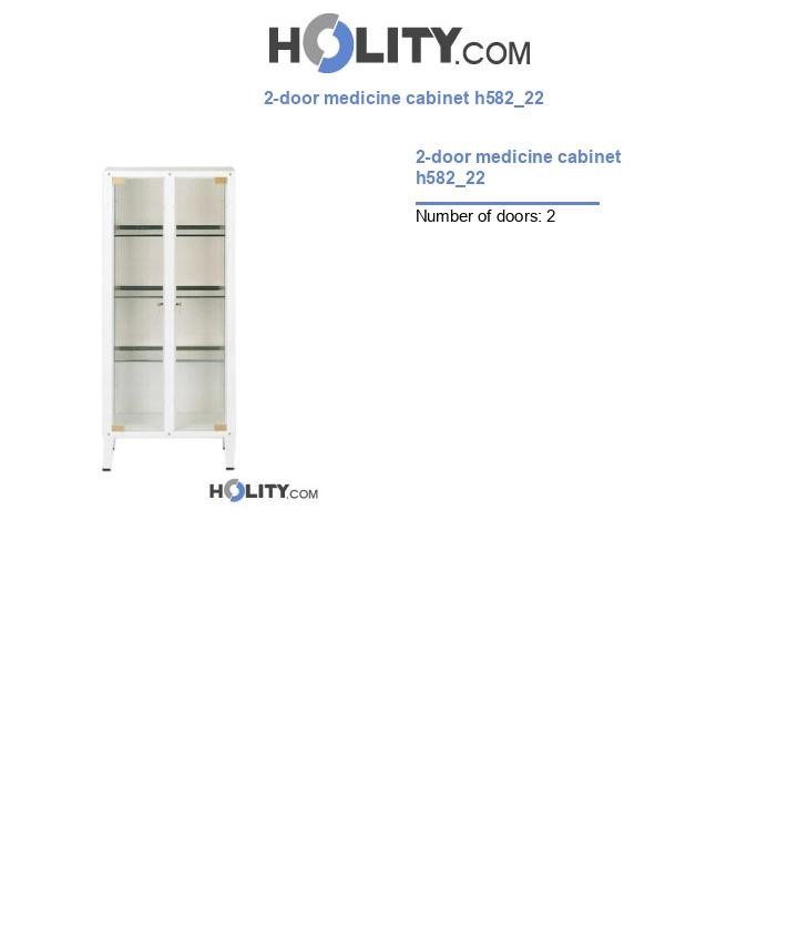 2-door medicine cabinet h582_22
