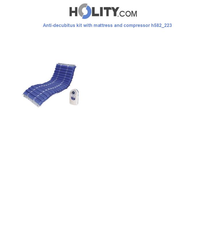 Anti-decubitus kit with mattress and compressor h582_223