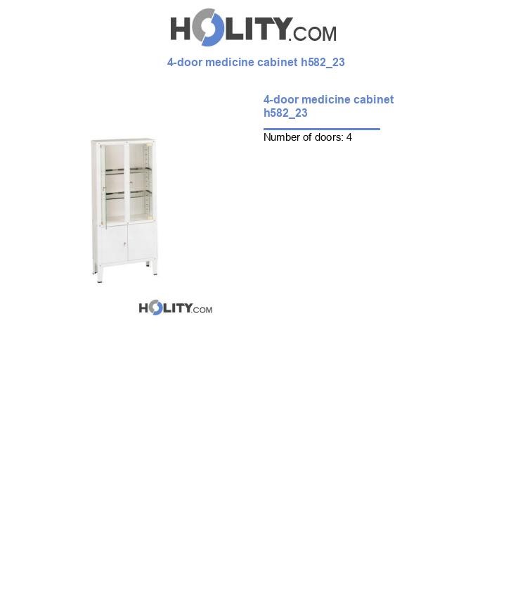 4-door medicine cabinet h582_23