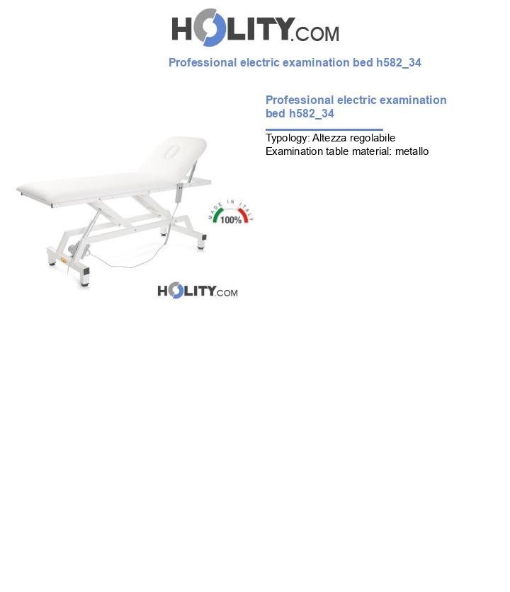 Professional electric examination bed h582_34