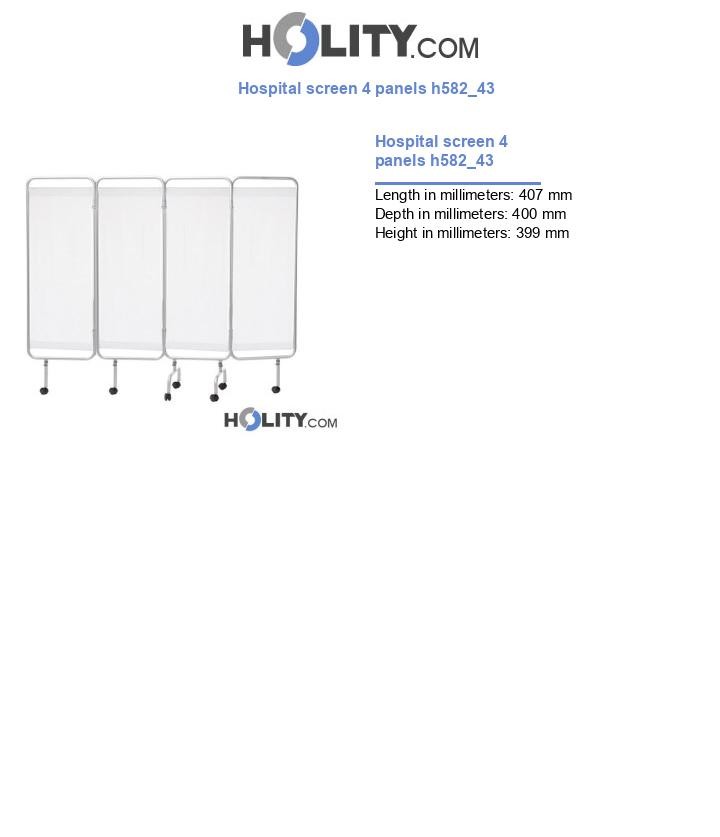 Hospital screen 4 panels h582_43