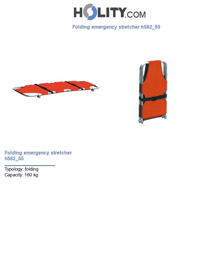 Folding emergency stretcher h582_55