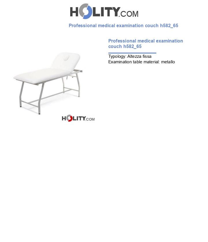 Professional medical examination couch h582_65