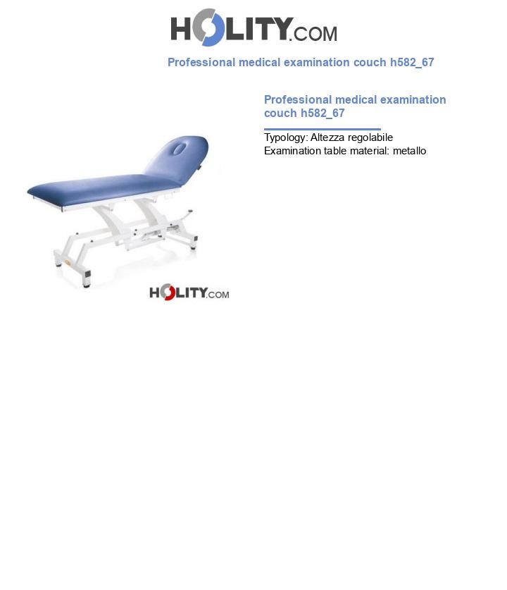 Professional medical examination couch h582_67