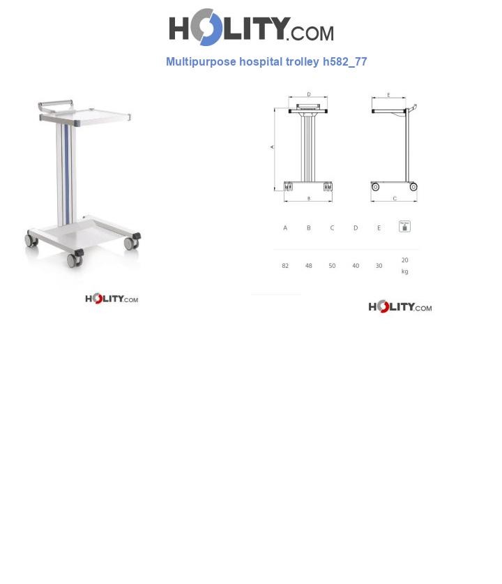 Multipurpose hospital trolley h582_77