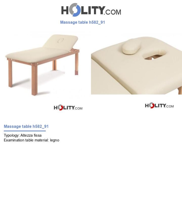 Massage table h582_91