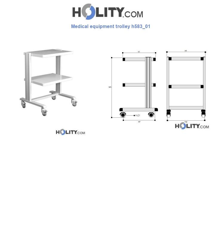 Medical equipment trolley h583_01
