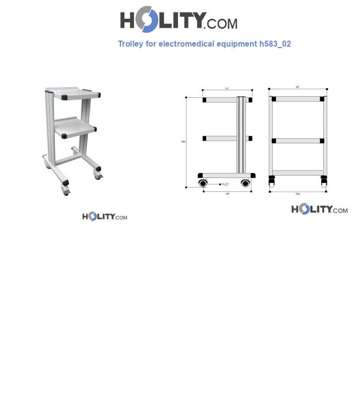 Trolley for electromedical equipment h583_02