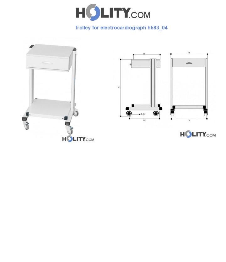 Trolley for electrocardiograph h583_04