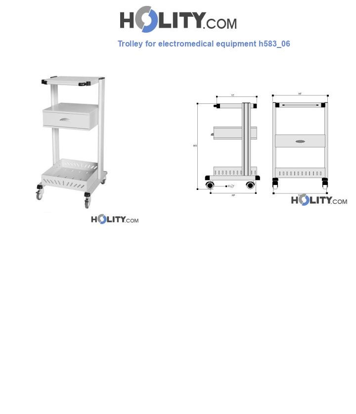 Trolley for electromedical equipment h583_06