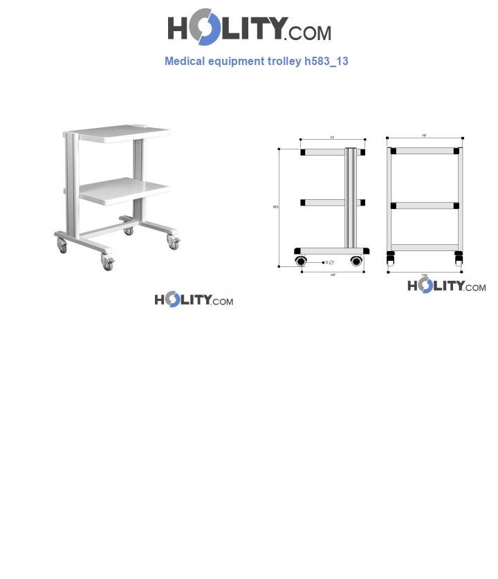 Medical equipment trolley h583_13