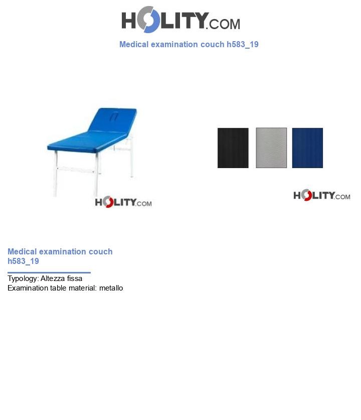 Medical examination couch h583_19