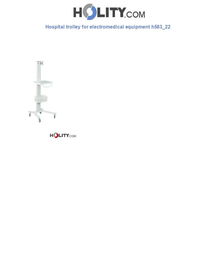 Hospital trolley for electromedical equipment h583_22