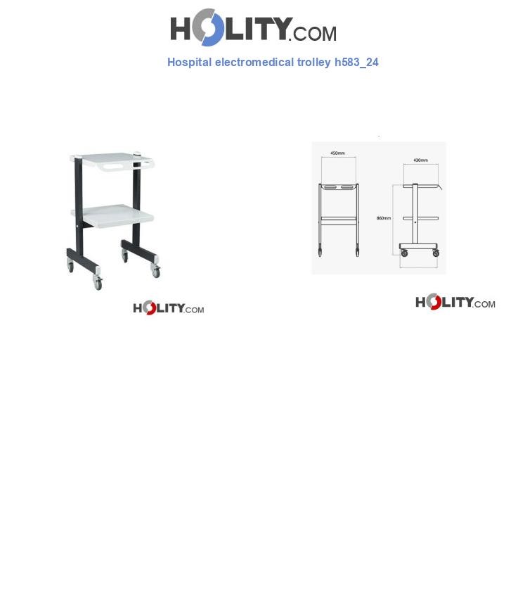 Hospital electromedical trolley h583_24