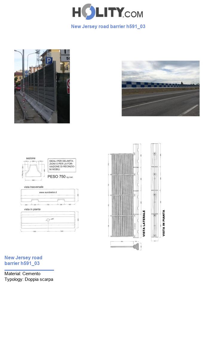 New Jersey road barrier h591_03
