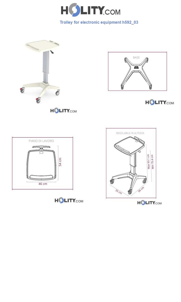 Trolley for electronic equipment h592_03