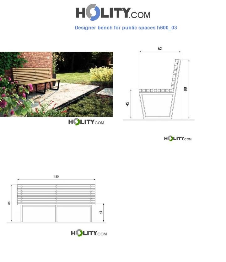 Designer bench for public spaces h600_03
