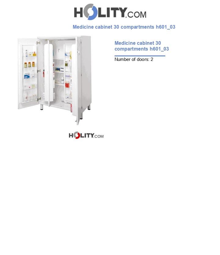 Medicine cabinet 30 compartments h601_03