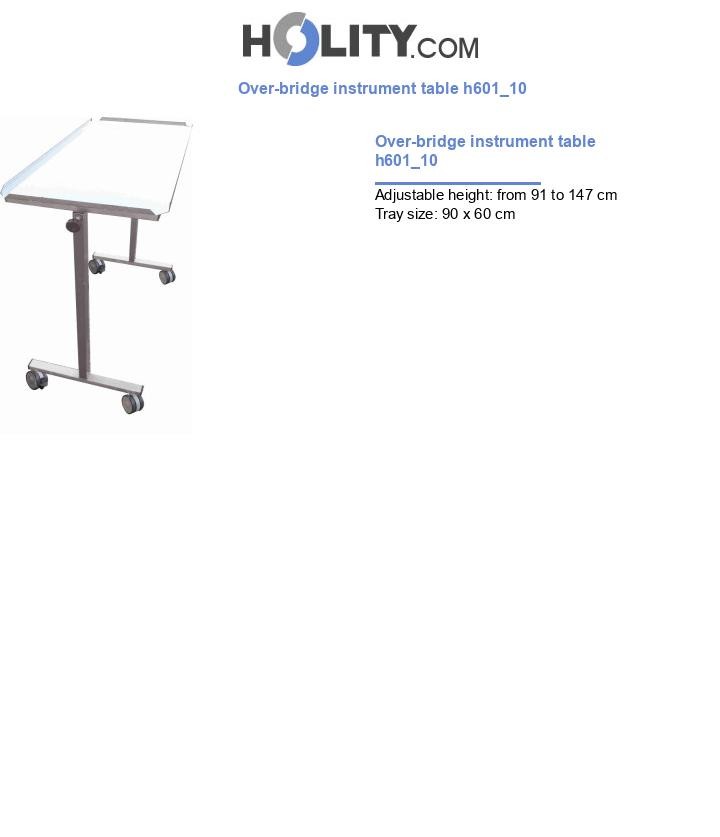Over-bridge instrument table h601_10