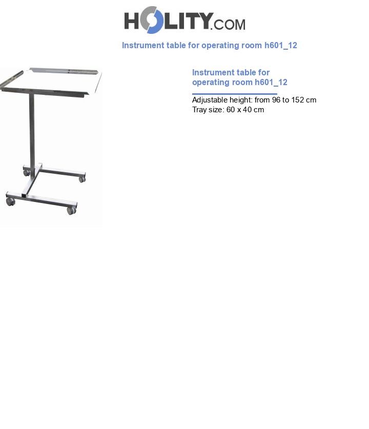 Instrument table for operating room h601_12