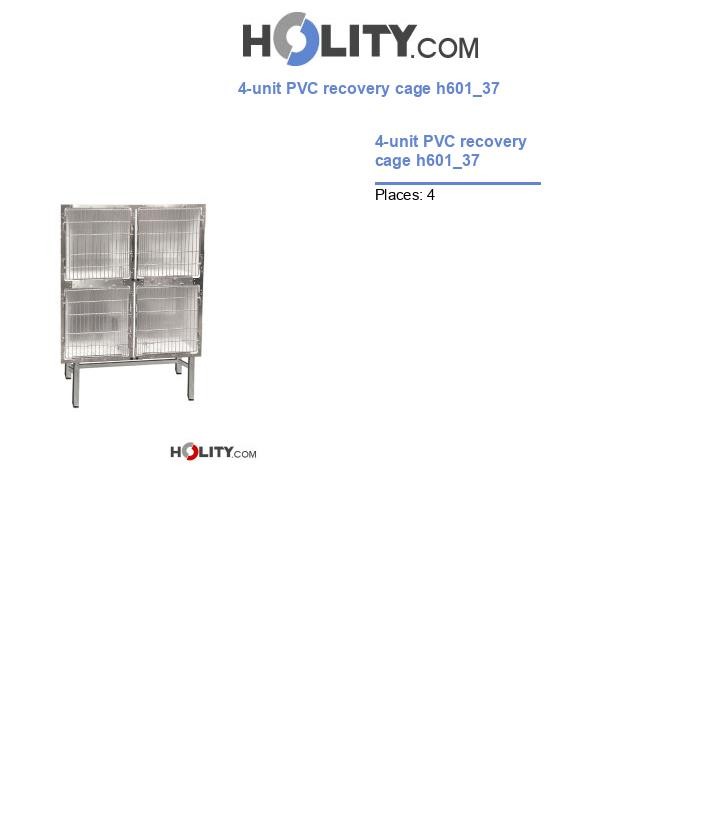 4-unit PVC recovery cage h601_37