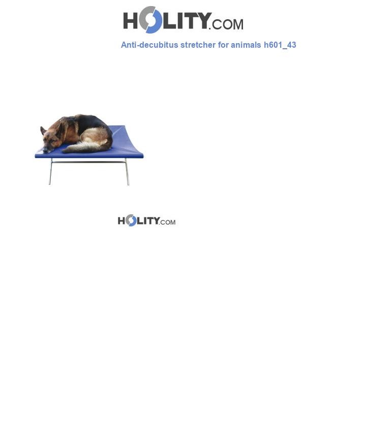 Anti-decubitus stretcher for animals h601_43