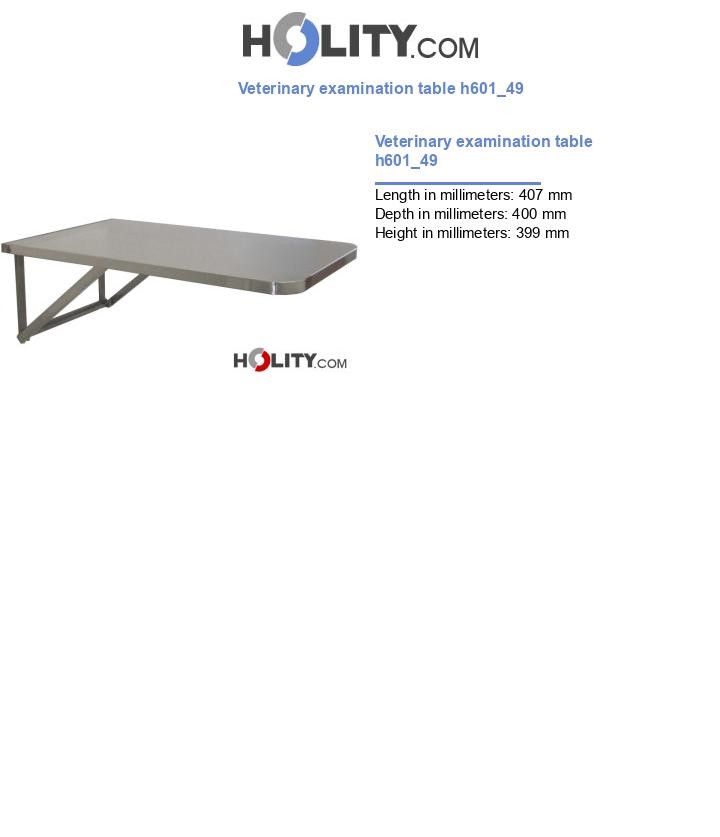 Veterinary examination table h601_49