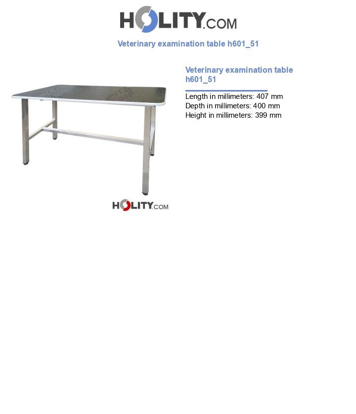 Veterinary examination table h601_51