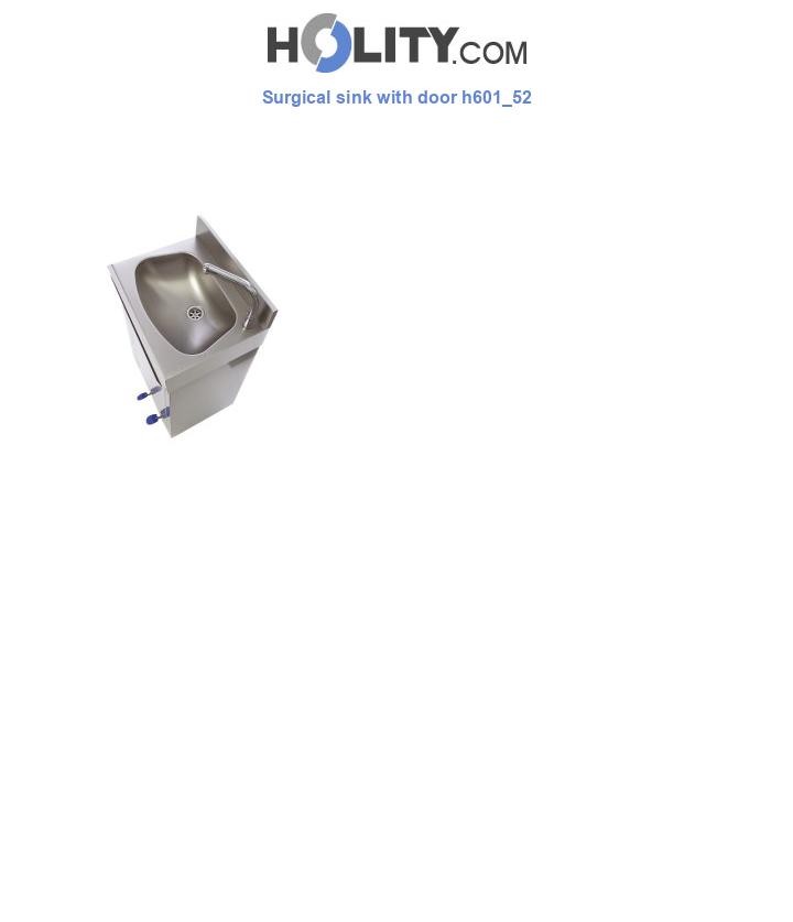Surgical sink with door h601_52