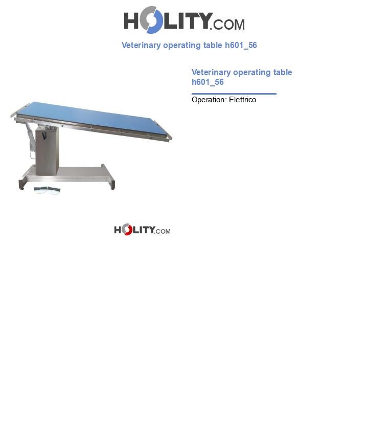 Veterinary operating table h601_56