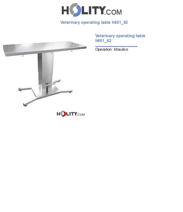 Veterinary operating table h601_62