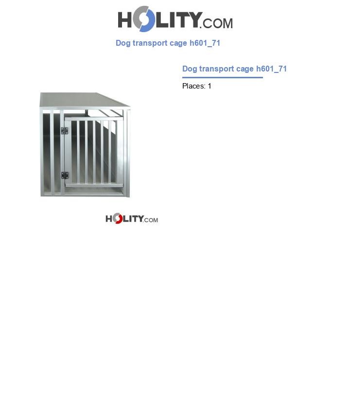 Dog transport cage h601_71